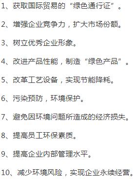 黃石
ISO14000認證意義